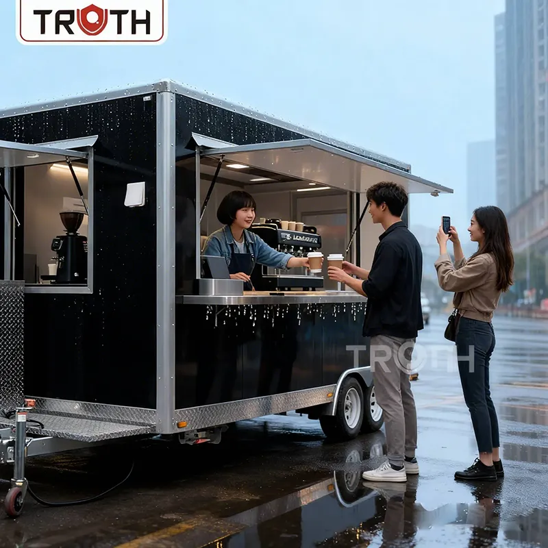 Camion de cafea complet echipat