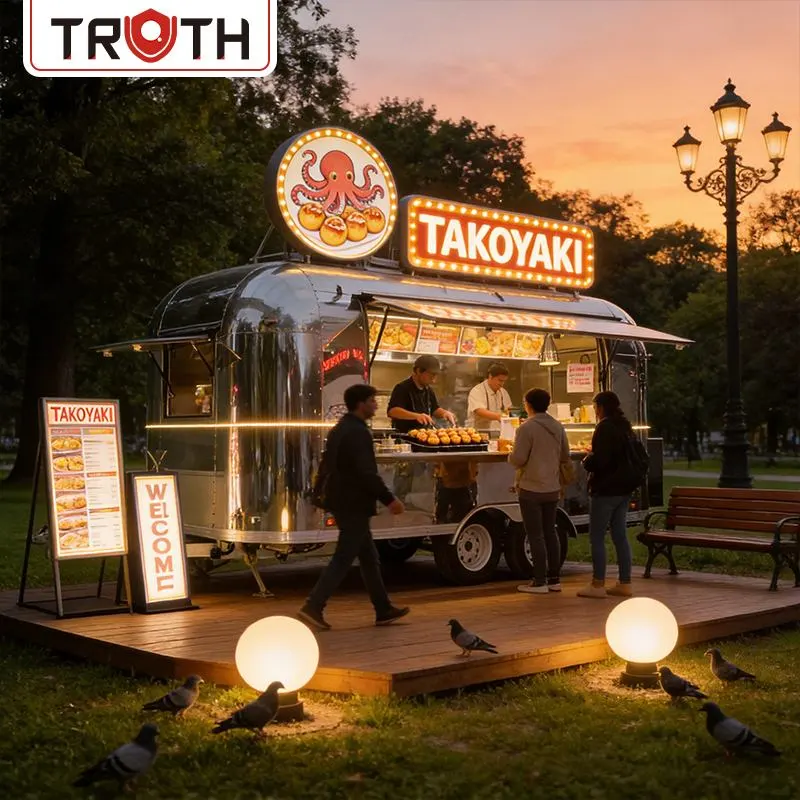 Bucătărie mobilă Taco Trailers complet echipată