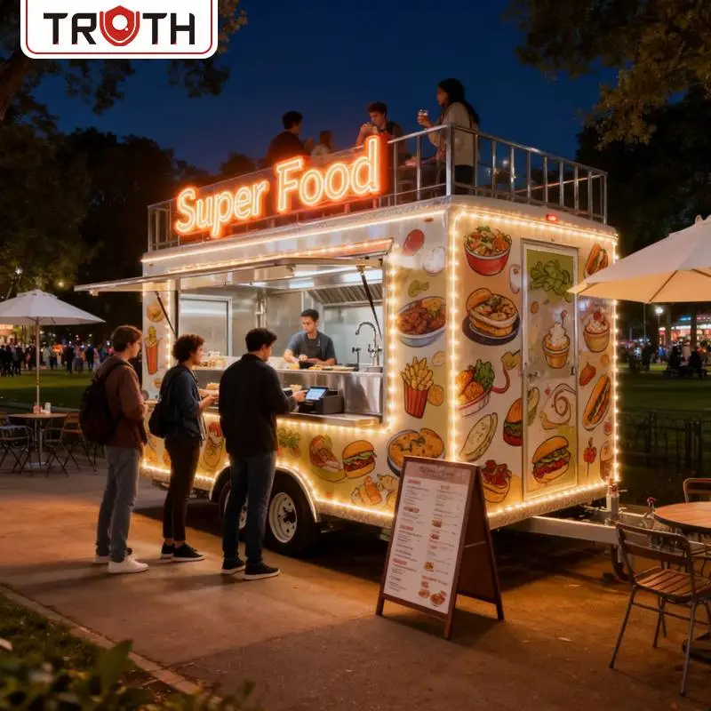 Hot Dog Fast Food Truck cu bucătărie completă