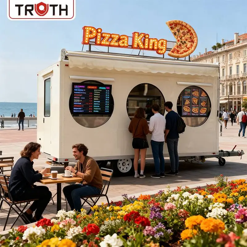 Pizza Fast Food Truck cu bucătărie completă