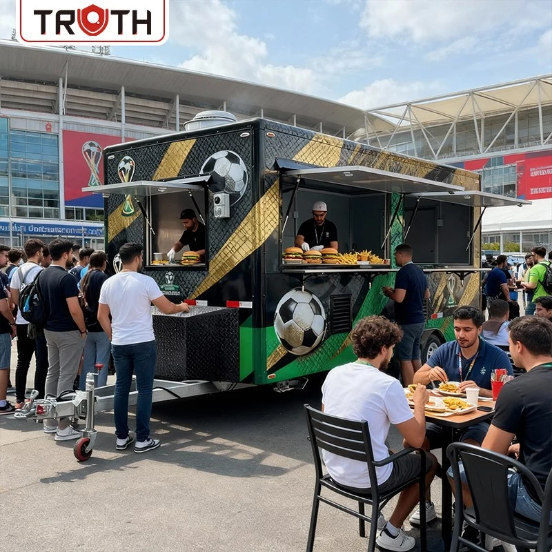 Camion mobil cu alimente complet echipat pentru bar